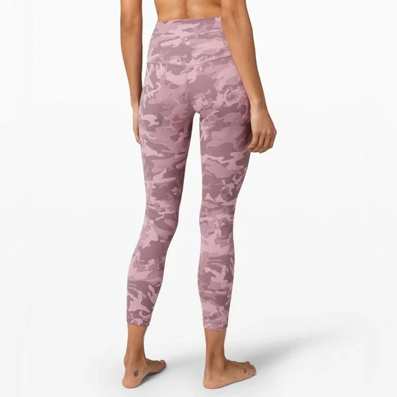 Lululemon High Rise Align Pant II 25" Activewear Yoga Workout Gym Leggings Camo - Picture 3 of 12